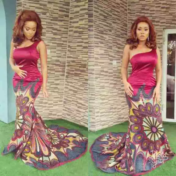 Fast Rising Actress, Onyii Alex Steps Out In Ankara (Pictures)
